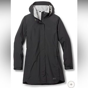 REI Rainier Long Line Rain Jacket XS